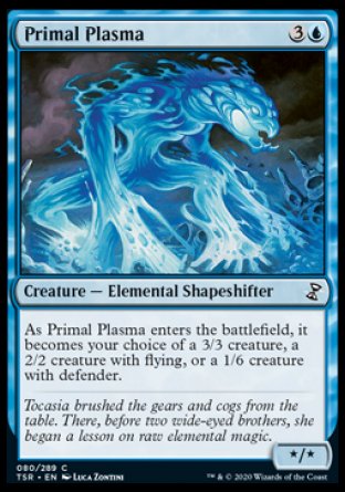 (080/289) Magic The Gathering Time Spiral Remastered Single: Primal Plasma  Common