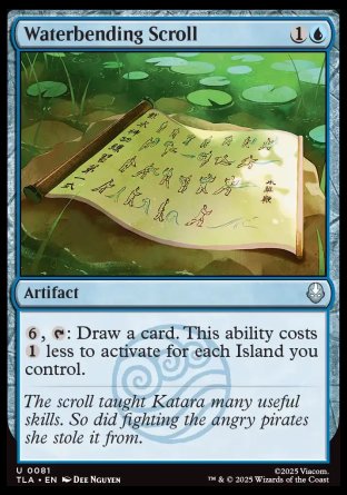 (081) Magic The Gathering Magic: The Gathering | Avatar: The Last Airbender Single: Waterbending Scroll  Uncommon