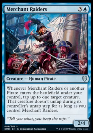 (081/361) Magic The Gathering Commander Legends Single: Merchant Raiders  Uncommon