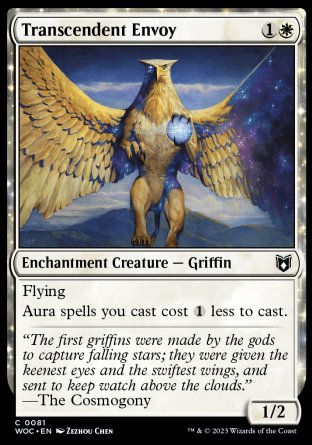 (081) Magic The Gathering Commander: Wilds of Eldraine Single: Transcendent Envoy  Common