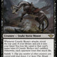 (082) Magic The Gathering Outlaws of Thunder Junction Single: Caustic Bronco  Holo Rare