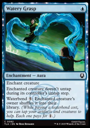 (082) Magic The Gathering Magic: The Gathering | Avatar: The Last Airbender Single: Watery Grasp Holo Common