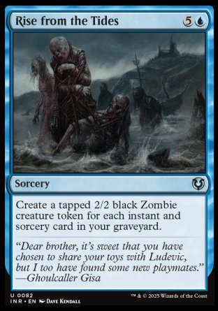 (082) Magic The Gathering Innistrad Remastered Single: Rise from the Tides Holo Uncommon