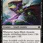 (082) Magic The Gathering Bloomburrow Single: Agate-Blade Assassin Holo Common