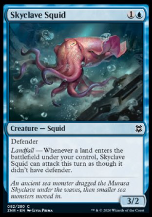 (082/280) Magic The Gathering Zendikar Rising Single: Skyclave Squid  Common