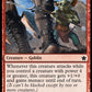 (082) Magic The Gathering Magic: The Gathering Foundations Single: Courageous Goblin Holo Common