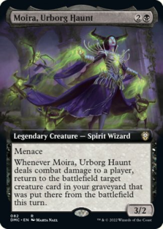 (082) Magic The Gathering Commander: Dominaria United: Extras Single: Moira, Urborg Haunt  Rare