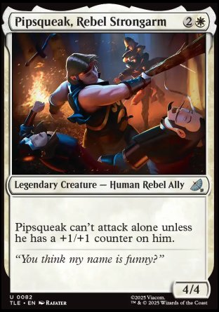 (082) Magic The Gathering Magic: The Gathering | Avatar: The Last Airbender: Eternal Single: Pipsqueak, Rebel Strongarm Holo Uncommon