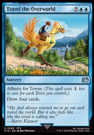 (082) Magic The Gathering Magic: The Gathering - FINAL FANTASY Single: Travel the Overworld Holo Uncommon