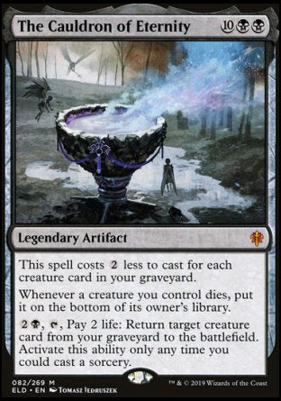 (082/269) Magic The Gathering Throne of Eldraine Single: The Cauldron of Eternity  Mythic