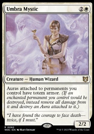 (082) Magic The Gathering Commander: Wilds of Eldraine Single: Umbra Mystic  Rare