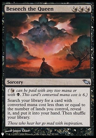 (057) Magic The Gathering The List Single: Beseech the Queen  Uncommon