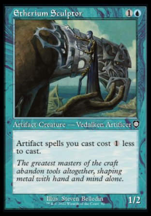 (082) Magic The Gathering Commander: The Brothers' War Single: Etherium Sculptor  Common