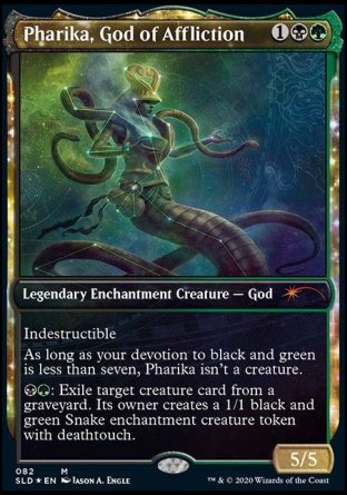 (082) Magic The Gathering Secret Lair Drop Series Single: Pharika, God of Affliction Holo Mythic