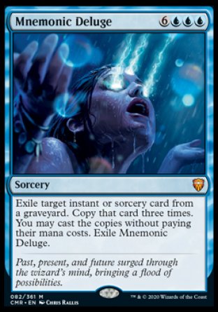 (082/361) Magic The Gathering Commander Legends Single: Mnemonic Deluge  Mythic