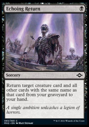 (083) Magic The Gathering Modern Horizons 2 Single: Echoing Return  Common
