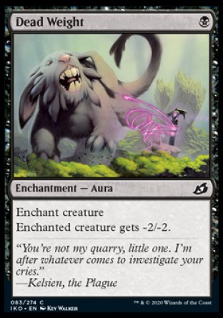 (083/274) Magic The Gathering Ikoria: Lair of Behemoths Single: Dead Weight  Common