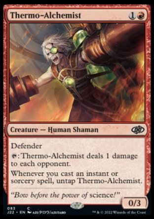 (083) Magic The Gathering Jumpstart 2022 Single: Thermo-Alchemist (V.1)  Common