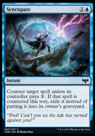 (083) Magic The Gathering Innistrad: Crimson Vow Single: Syncopate  Common