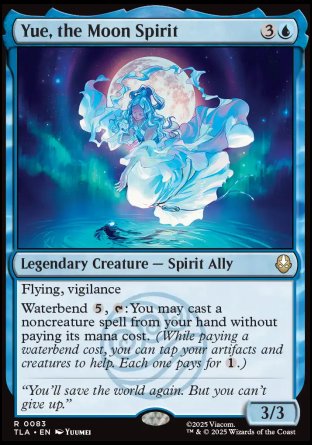 (083) Magic The Gathering Magic: The Gathering | Avatar: The Last Airbender: Promos Single: Yue, the Moon Spirit Holo Rare