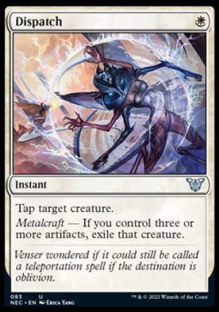 (083) Magic The Gathering Commander: Kamigawa: Neon Dynasty Single: Dispatch  Uncommon