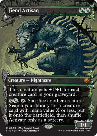 (083) Magic The Gathering Special Guests Single: Fiend Artisan  Mythic
