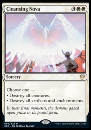 (083/322) Magic The Gathering Commander: Ikoria Single: Cleansing Nova  Rare