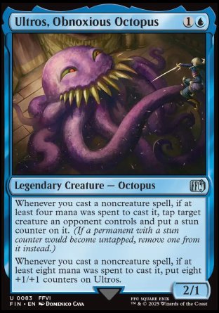 (083) Magic The Gathering Magic: The Gathering - FINAL FANTASY Single: Ultros, Obnoxious Octopus Holo Uncommon