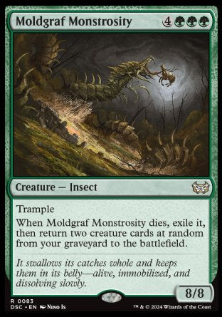 (083) Magic The Gathering Commander: Duskmourn: House of Horror Single: Moldgraf Monstrosity  Rare