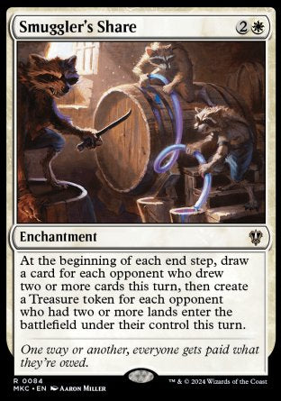 (084) Magic The Gathering Commander: Murders at Karlov Manor Single: Smuggler's Share  Rare