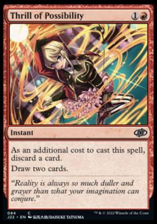 (084) Magic The Gathering Jumpstart 2022 Single: Thrill of Possibility  Common