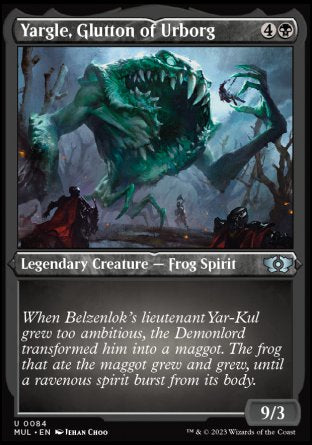 (084) Magic The Gathering Multiverse Legends Single: Yargle, Glutton of Urborg (V.2) Holo Uncommon