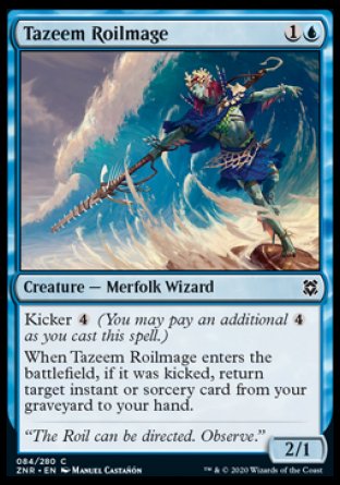 (084/280) Magic The Gathering Zendikar Rising Single: Tazeem Roilmage Holo Common