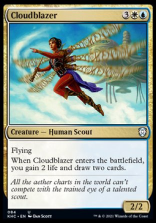 (084) Magic The Gathering Commander: Kaldheim Single: Cloudblazer  Uncommon