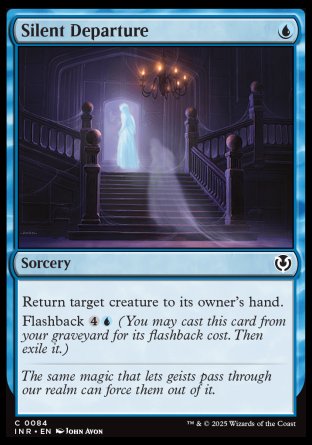 (084) Magic The Gathering Innistrad Remastered Single: Silent Departure  Common