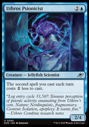 (084) Magic The Gathering Edge of Eternities Single: Uthros Psionicist  Uncommon