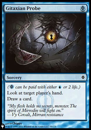 (035) Magic The Gathering The List Single: Gitaxian Probe  Common