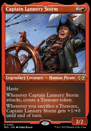 (085) Magic The Gathering Multiverse Legends Single: Captain Lannery Storm (V.2)  Rare