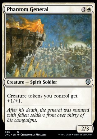 (085) Magic The Gathering Commander: Phyrexia: All Will Be One Single: Phantom General  Uncommon