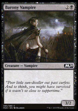 (085/280) Magic The Gathering Core 2020 Single: Barony Vampire  Common