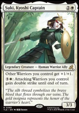 (085) Magic The Gathering Magic: The Gathering | Avatar: The Last Airbender: Eternal Single: Suki, Kyoshi Captain (V.1) Holo Rare