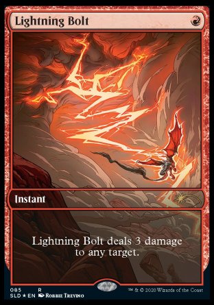 (085) Magic The Gathering Secret Lair Drop Series Single: Lightning Bolt (V.3)  Rare