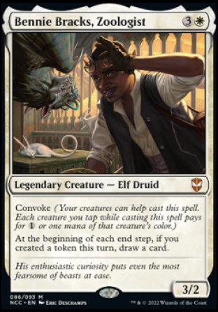 (086) Magic The Gathering Commander: Streets of New Capenna Single: Bennie Bracks, Zoologist Holo Mythic