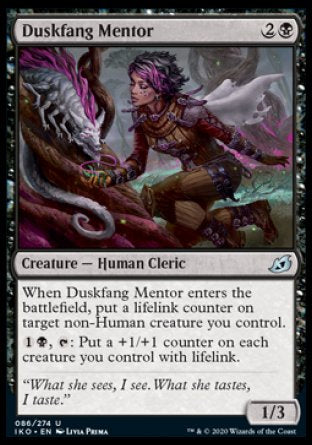 (086/274) Magic The Gathering Ikoria: Lair of Behemoths Single: Duskfang Mentor Holo Uncommon