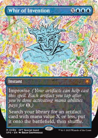 (086) Magic The Gathering Special Guests Single: Whir of Invention  Mythic
