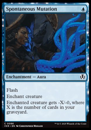 (086) Magic The Gathering Innistrad Remastered Single: Spontaneous Mutation  Common