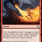(086) Magic The Gathering Magic: The Gathering Foundations Single: Fiery Annihilation  Uncommon