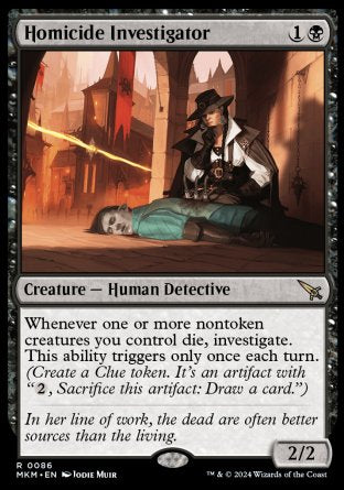 (086) Magic The Gathering Murders at Karlov Manor Single: Homicide Investigator Holo Rare