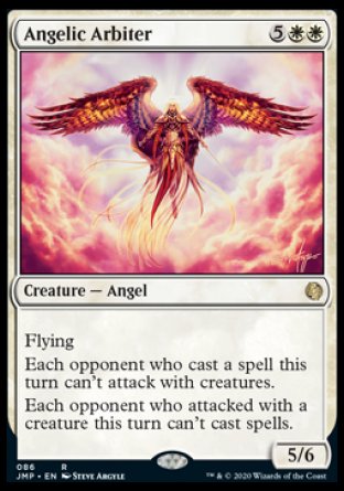 (086) Magic The Gathering Jumpstart Single: Angelic Arbiter  Rare