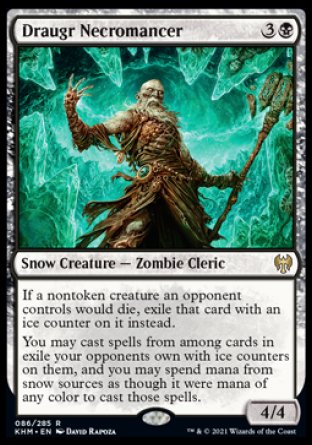 (086) Magic The Gathering Kaldheim: Promos Single: Draugr Necromancer (V.2)  Rare